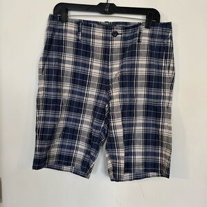 ROOTS-size 30 plaid shirts nwot 100% cotton